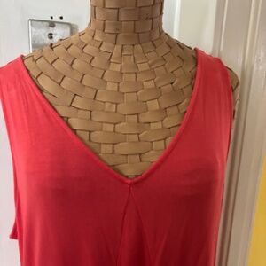 SUPER COMFY LOLË Midi dress. XL. Made in Montréal. Polyester/Lycra/Spandex blend